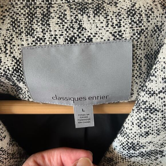 Classiques Entier Tweed Moto Jacket
Linen Blend Women's size L - Picture 4 of 10